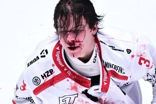 Krev na ledě, lahve na střídačce. Trenér Třince ve finále neudržel nervy - Seznam Zprávy